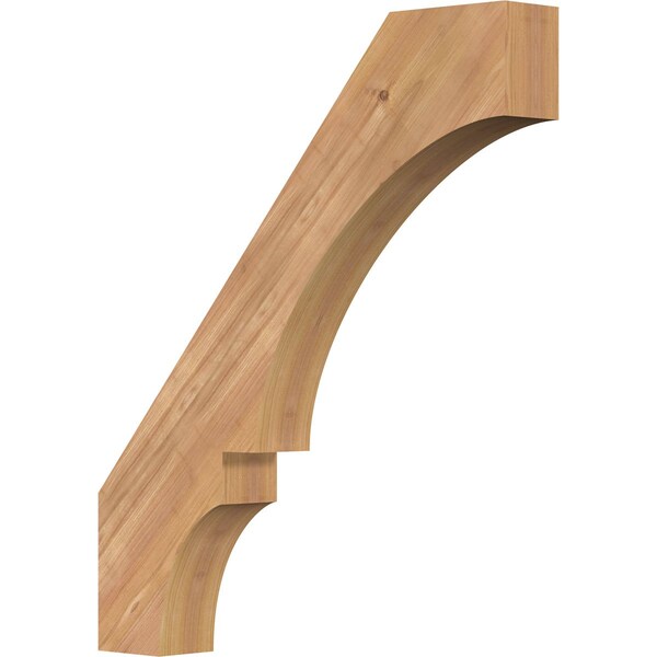 Ekena Millwork 3 1/2"W x 24"D x 28"H Balboa Smooth Knee Brace, Western Red Cedar BRC04X24X28BOA00SWR - main